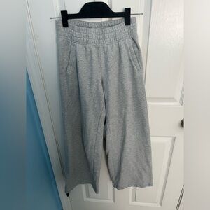 Aerie grey wide leg sweatpants
